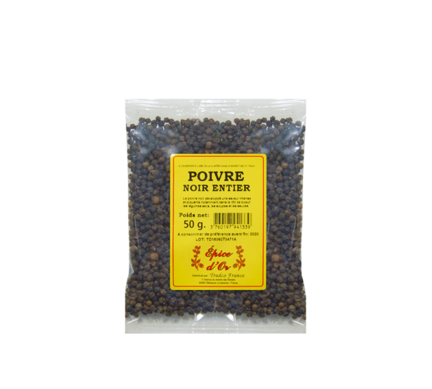 Poivre Noir en Grains - Tifaouine