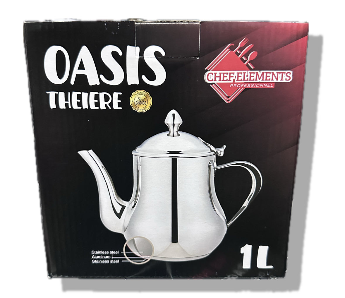 Théière Marocaine Inox et Induction